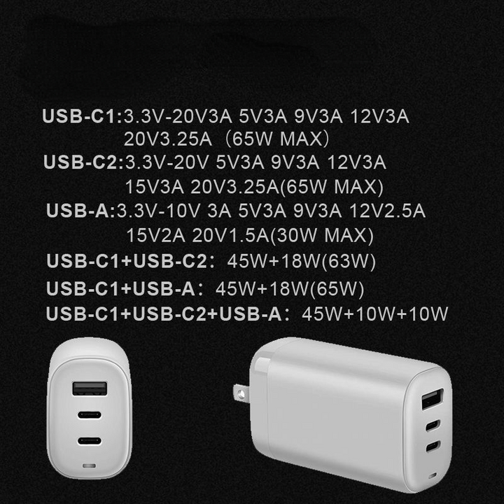 GAN PD65W CHARGING ADAPTER Charger by Gifthub SG | Gifthub SG