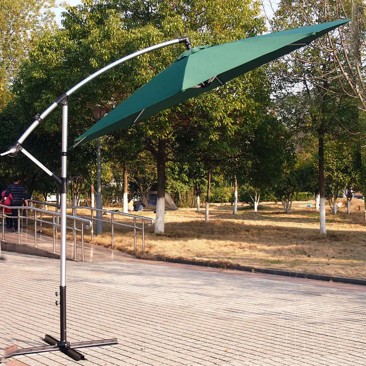 Patio Umbrella Aluminum dark green Umbrella by Gifthub SG | Gifthub SG