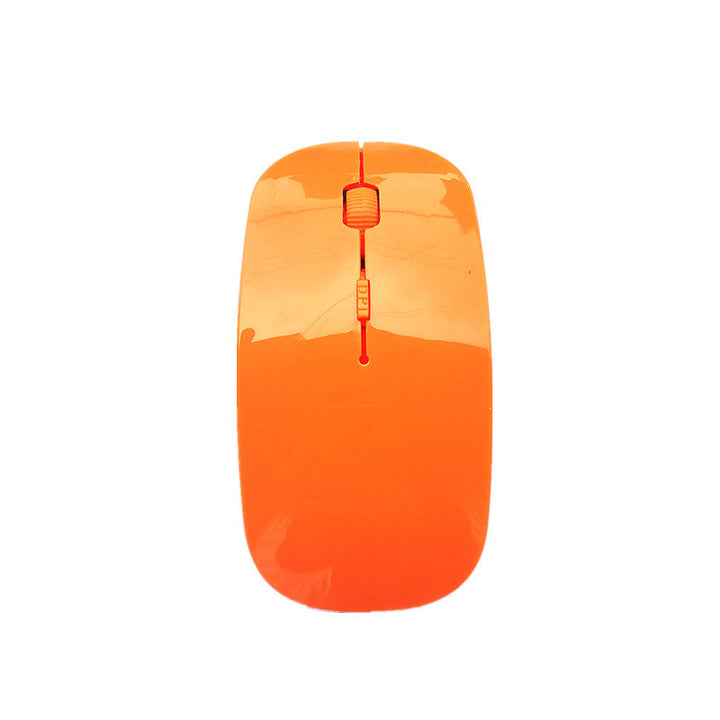 SLIM WIRELESS MOUSE Orange 50 $7.75 FREE (12-14 days) Mouse by Gifthub SG | Gifthub SG