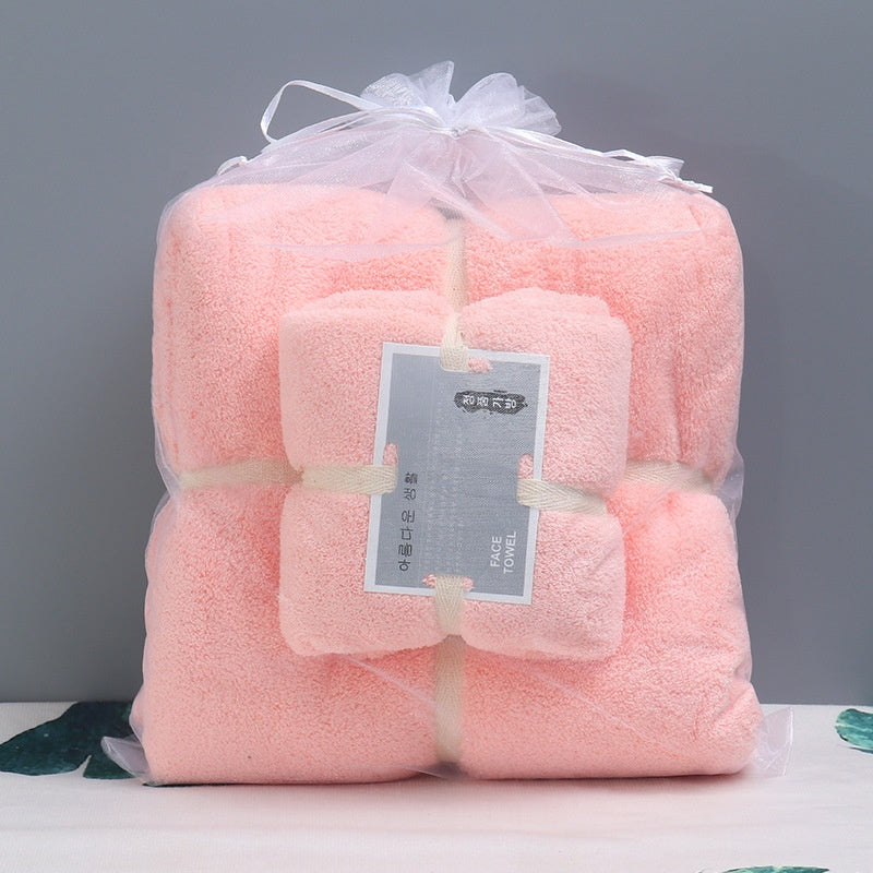 SOFT BATH & FACE TOWEL SET Towel by Gifthub SG | Gifthub SG