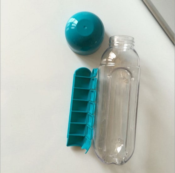 VITAMIN ORGANIZER WATER BOTTLE Care Pill Organizer by Gifthub SG | Gifthub SG